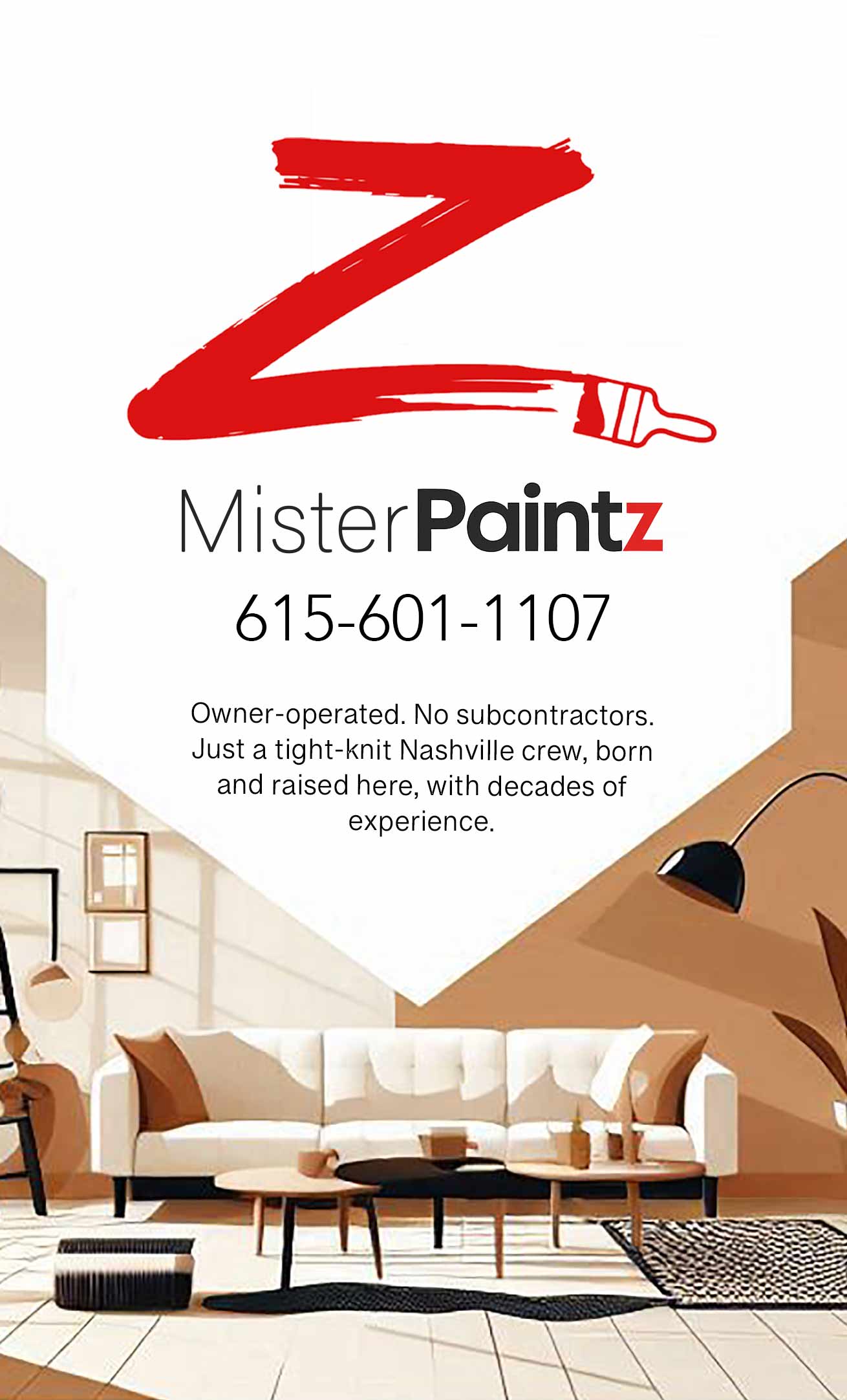 Mister Paintz hero branding